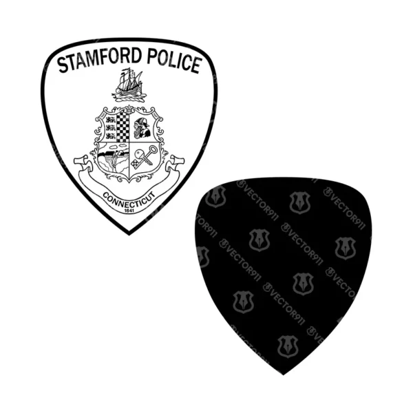 Stamford Connecticut Police Patch - Image 3