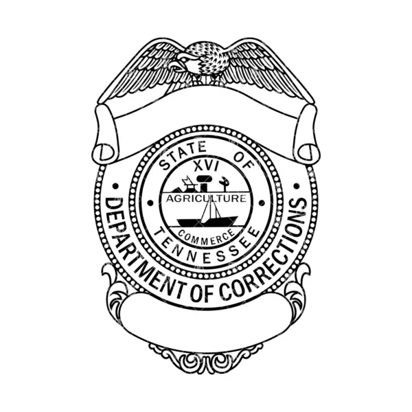 Tennessee Department of Corrections Badge - Image 2