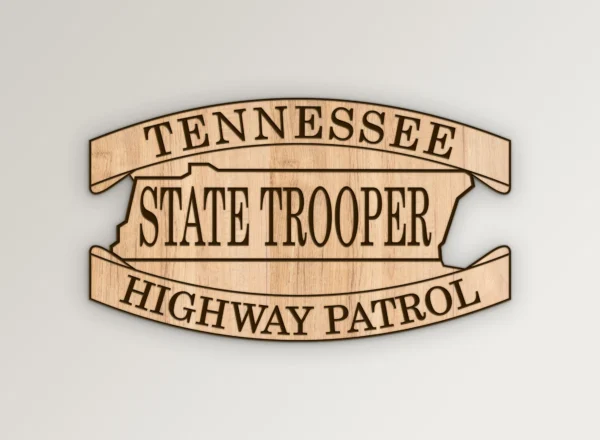 Tennessee Highway Patrol Trooper Emblem SVG Vector911