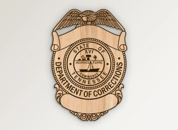 Tennessee Department of Corrections Badge SVG Vector911