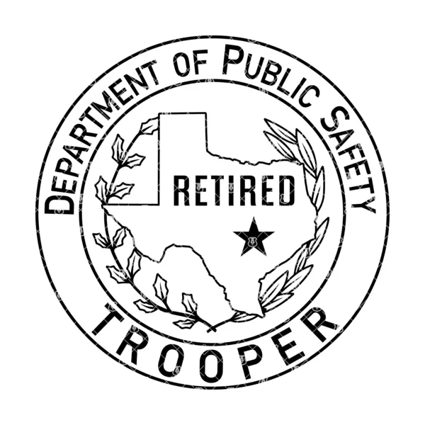 Texas State Police DPS Trooper Retired Seal - Image 2