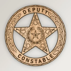 Texas Deputy Constable Badge SVG Vector911