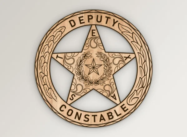 Texas Deputy Constable Badge SVG Vector911