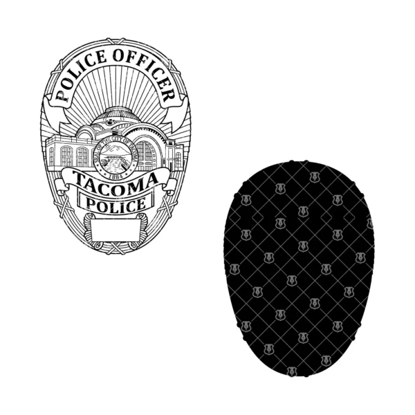 Tacoma Washington Police Officer Badge - Image 3