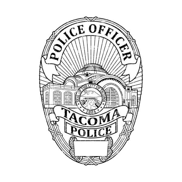 Tacoma Washington Police Officer Badge - Image 2