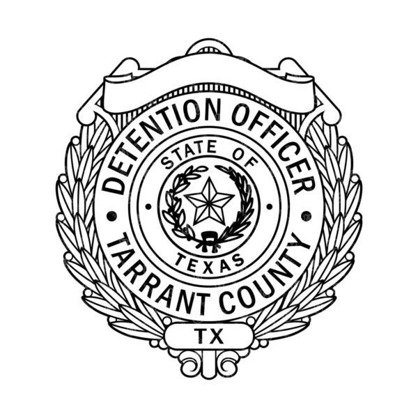 Tarrant County Texas Detention Officer Badge - Image 2