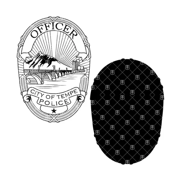 Tempe Arizona Police Officer Badge - Image 3