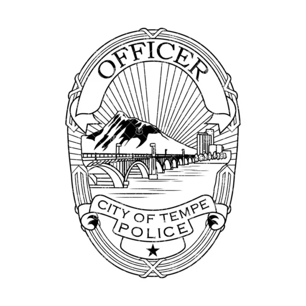 Tempe Arizona Police Officer Badge - Image 2