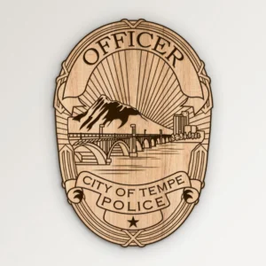 Tempe Arizona Police Officer Badge SVG Vector911