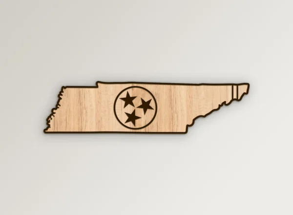 Tennessee Flag State Shaped Outline SVG Vector911