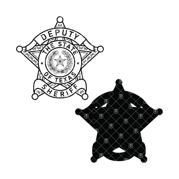 Texas Deputy Sheriff Badge - Image 3