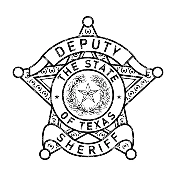 Texas Deputy Sheriff Badge - Image 2