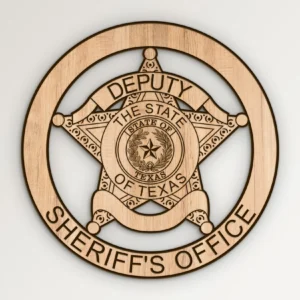 Texas Sheriffs Office Deputy Badge SVG Vector911