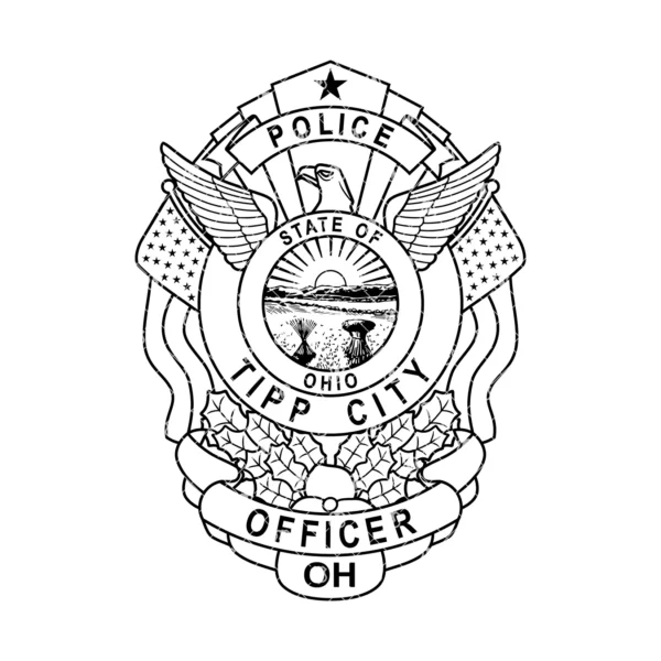 Tipp City Ohio Police Officer Badge - Image 2