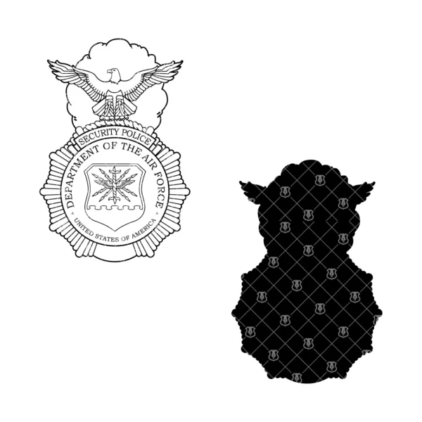 Air Force Security Forces Police Badge - Image 3