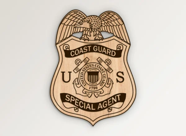 Coast Guard USCG Investigative Service CGIS Special Agent Badge SVG Vector911