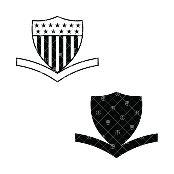 Coast Guard Enlisted Ranks Petty Officer Chevrons E4 E5 E6 Bundle - Image 3