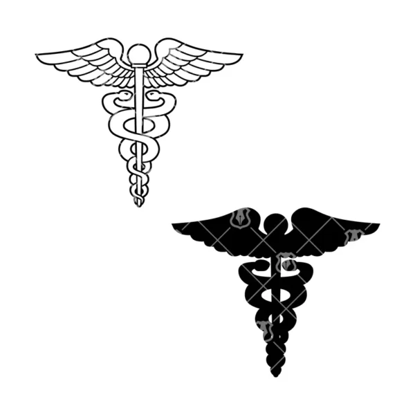 Coast Guard Health Services Technician HS Rating Insignia - Image 3