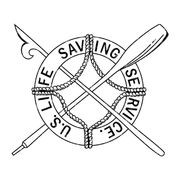 Coast Guard Life Saving Service LSS Pin - Image 2