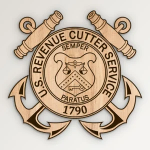 Coast Guard USCG Revenue Cutter Service RCS Shield SVG Vector911