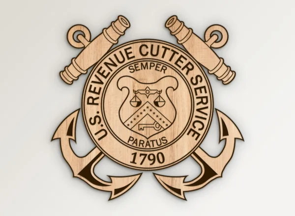 Coast Guard USCG Revenue Cutter Service RCS Shield SVG Vector911