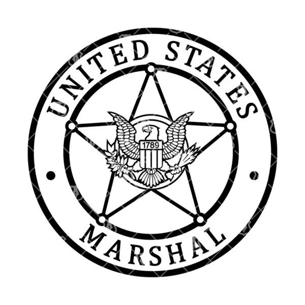 US Marshal USMS Badge - Image 2