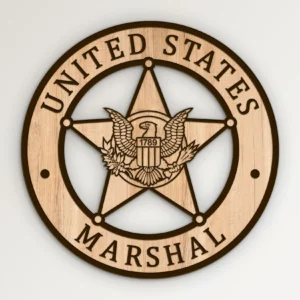 US Marshal Service USMS Badge SVG Vector911