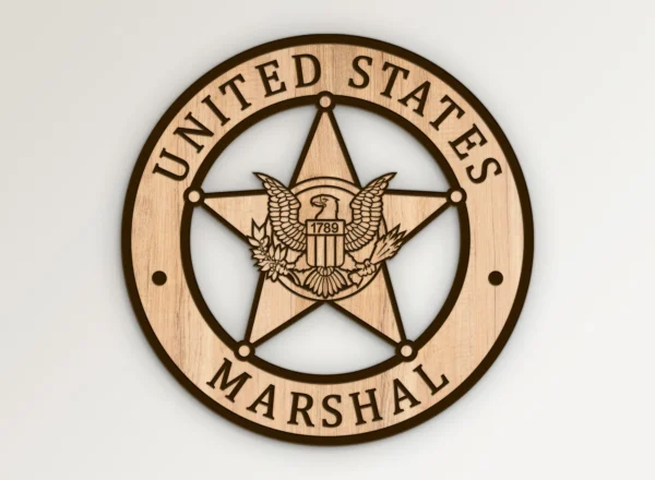 US Marshal Service USMS Badge SVG Vector911