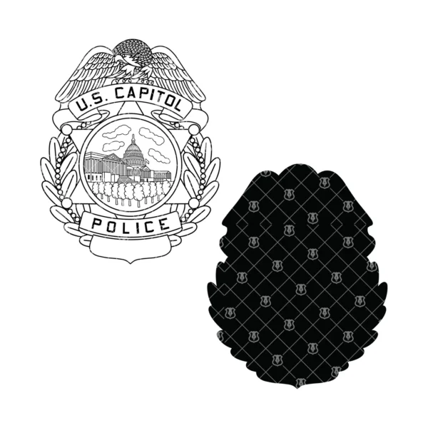 US Capitol Police USCP Badge - Image 3