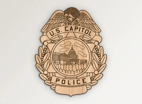 US Capitol Police USCP Badge SVG Vector911