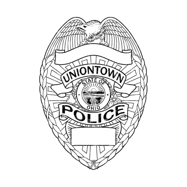 Uniontown Ohio Police Badge - Image 2