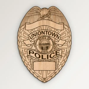 Uniontown Ohio Police Badge SVG Vector911