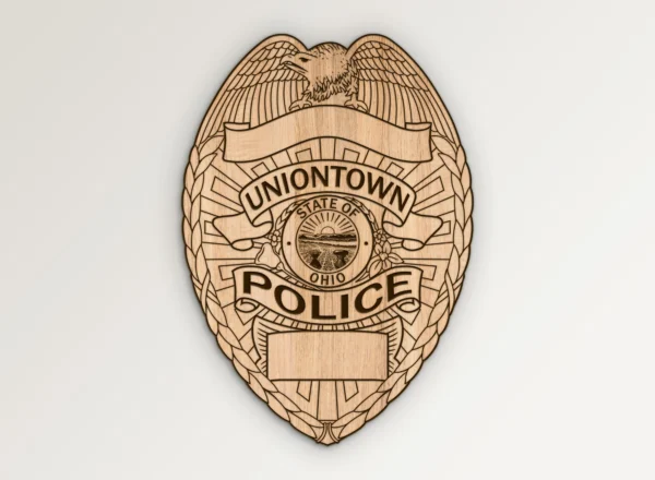 Uniontown Ohio Police Badge SVG Vector911