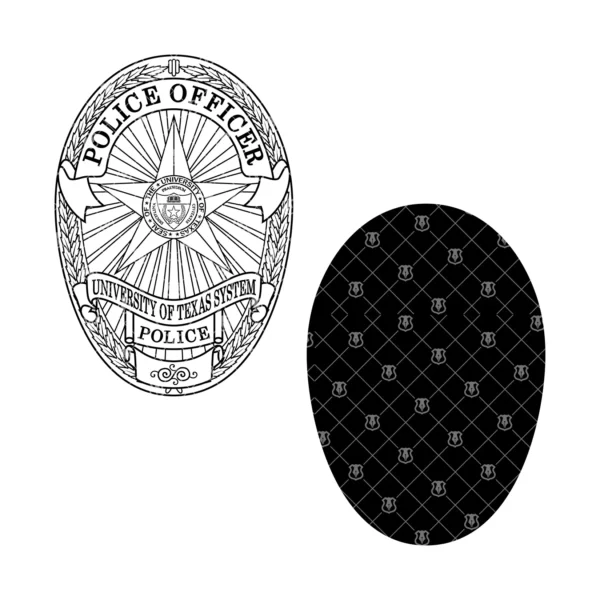 University of Texas Police Officer Badge - Image 3