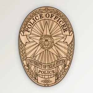 University of Texas Police Officer Badge SVG Vector911