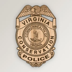 Virginia Conservation Police Badge SVG Vector911