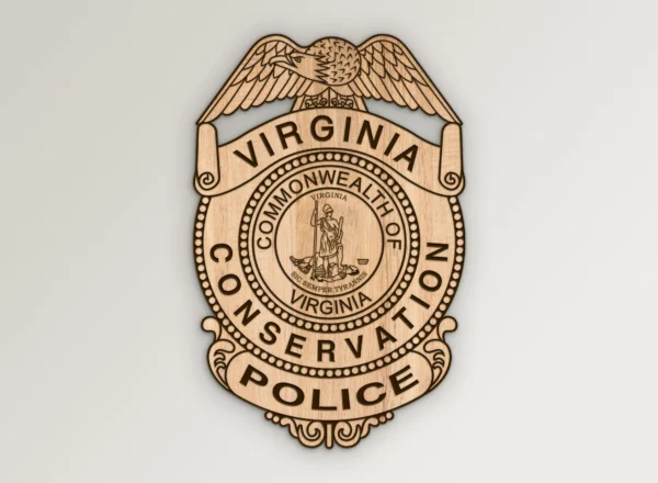 Virginia Conservation Police Badge SVG Vector911