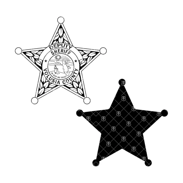 Volusia County Florida Sheriff Deputy Badge - Image 3