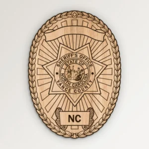 Vance County North Carolina Sheriffs Office Badge SVG Vector911