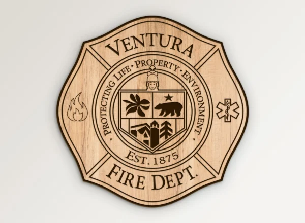 Ventura California Fire Department Emblem SVG Vector911