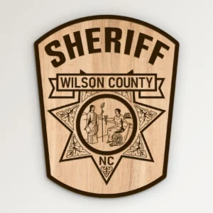 Wilson County North Carolina Sheriff Patch SVG Vector911