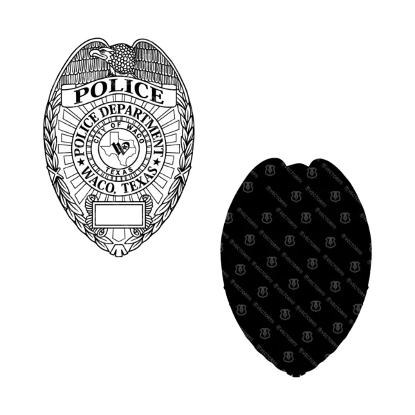 Waco Texas Police Badge - Image 3