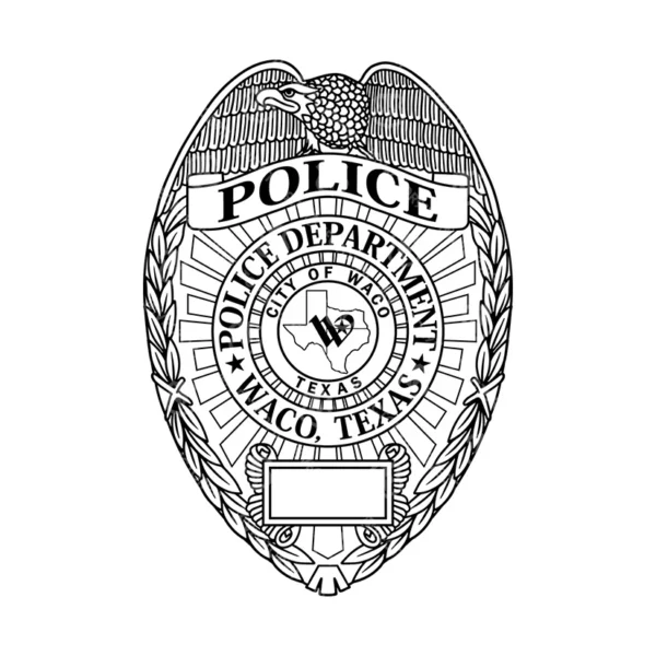 Waco Texas Police Badge - Image 2