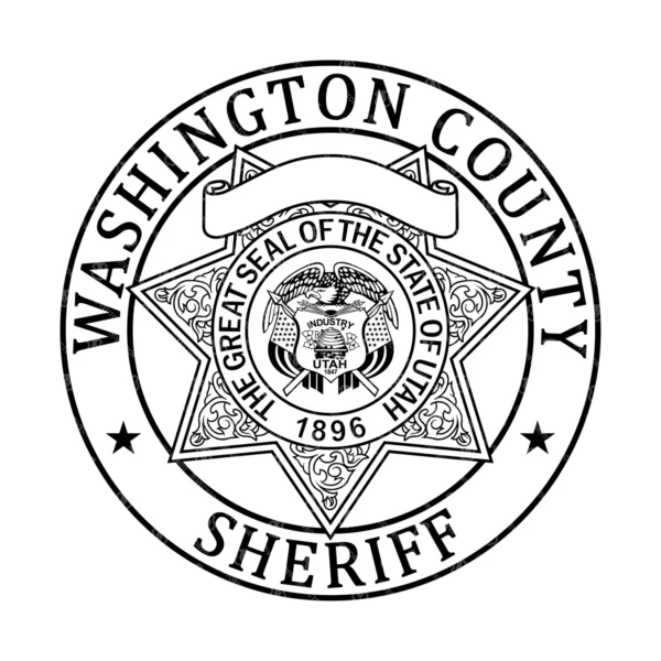 Washington County Utah Sheriff Badge - Image 2