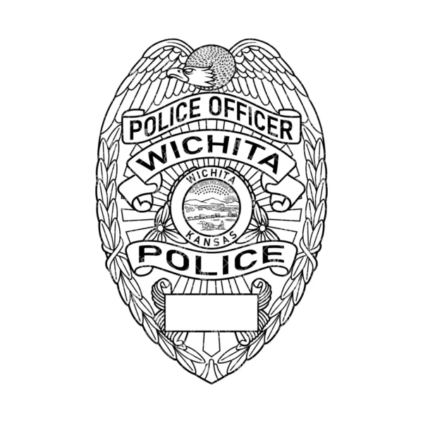 Wichita Kansas Police Officer Badge - Image 2