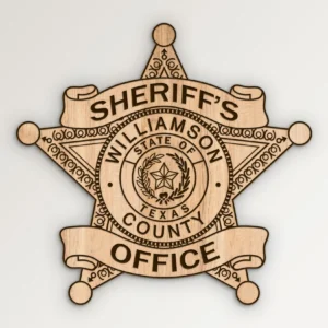 Williamson Texas Sheriff's Office Badge SVG Vector911