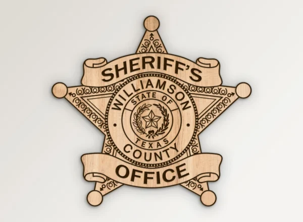 Williamson Texas Sheriff's Office Badge SVG Vector911