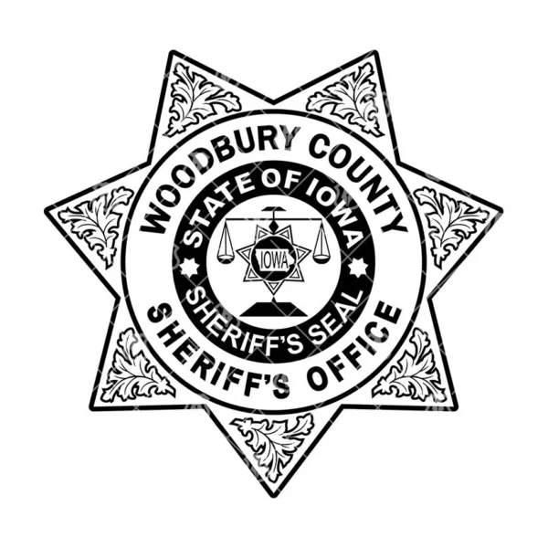 Woodbury County Iowa Sheriffs Office Badge - Image 2