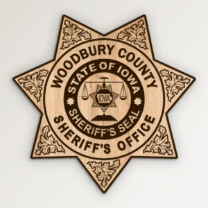 Woodbury County Iowa Sheriffs Office Badge SVG Vector911