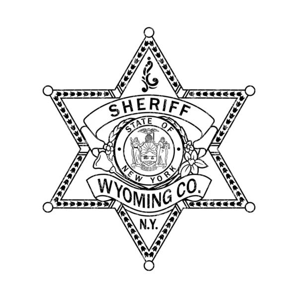 Wyoming County New York Sheriff Badge - Image 2